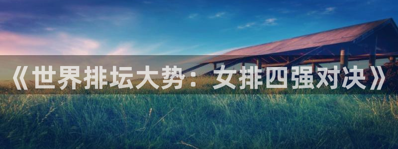 2026世界杯赛：《世界排坛大势：女排四强对决》
